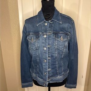 AG Adriano Goldschmied Blue Denim Jacket